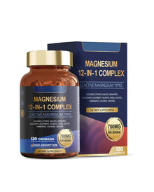 Magnesium  – 12-in-1 Complex - Blend with Glycinate & Citrate