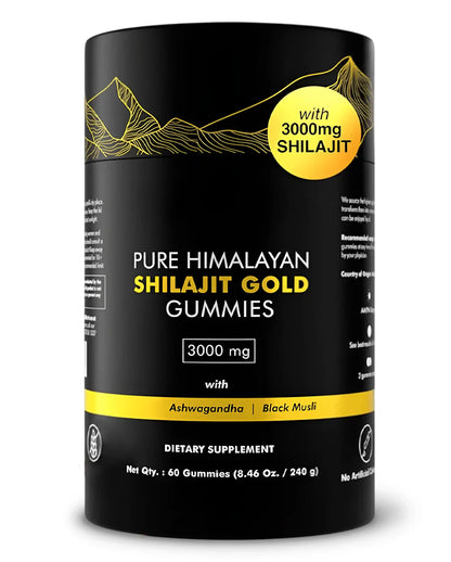Herbal Gummies with Shilajit & Ashwagandha – Daily Vitality Support