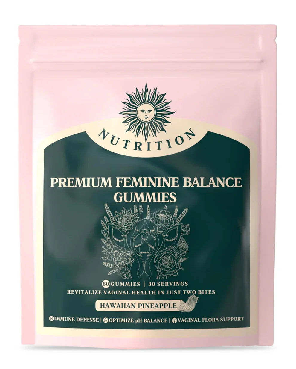 Feminine Balance Gummies for Women - Premium Balance Supplement for Women PH Health, Gut Healthy, Immune Support, Hawaiian Pineapple Flavor