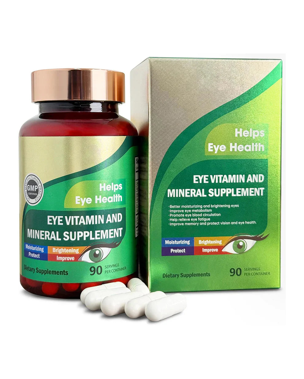 Lutein & Zeaxanthin with Vitamin C, E, Zinc & Copper – Eye & Wellness Support