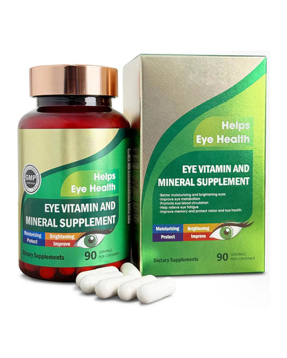 Lutein & Zeaxanthin with Vitamin C, E, Zinc & Copper – Eye & Wellness Support