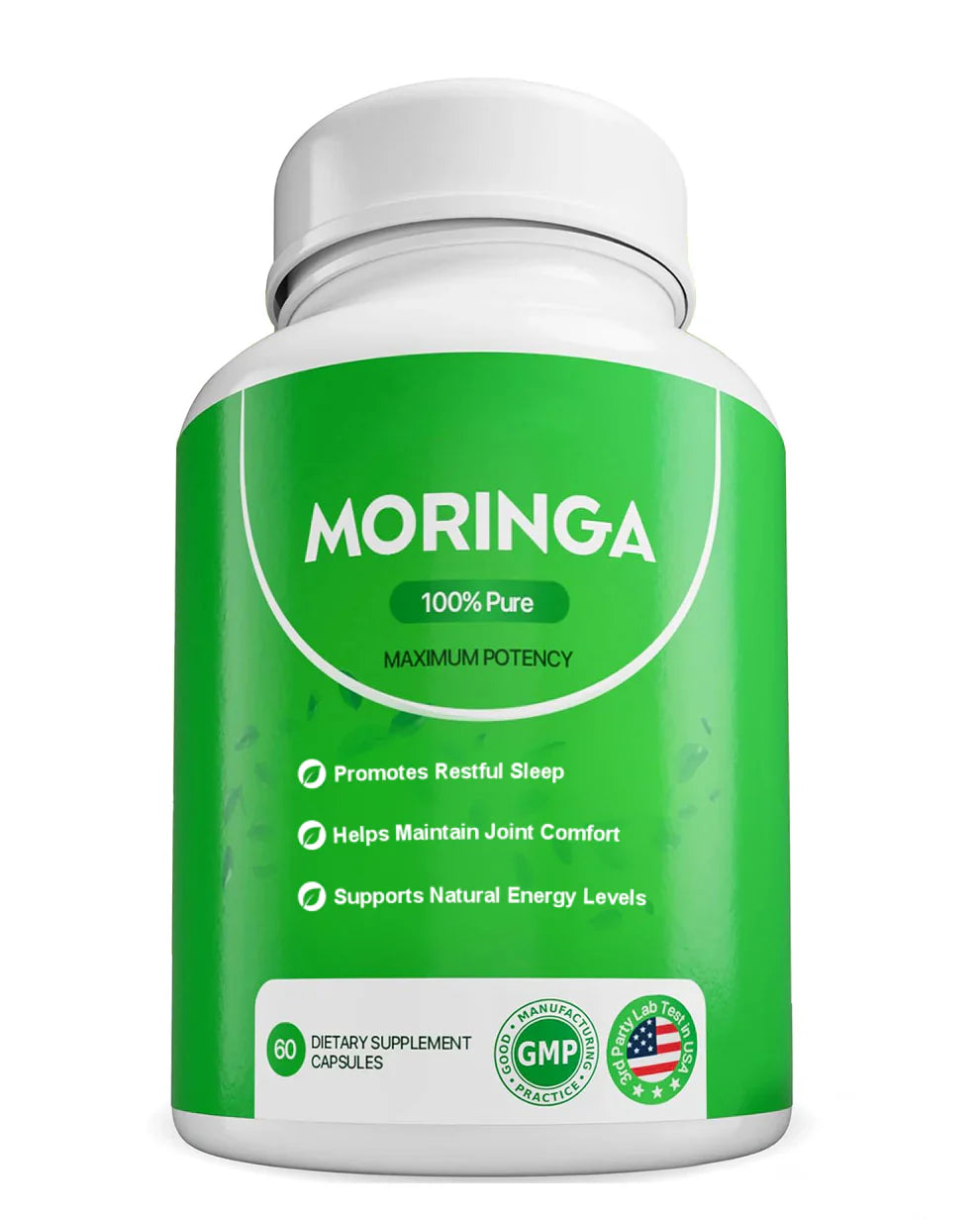 Pure Moringa Powder Capsules Boosts Satmina, Wellness Enhances Vitality Rich in Antioxidants and Essential Vitamins