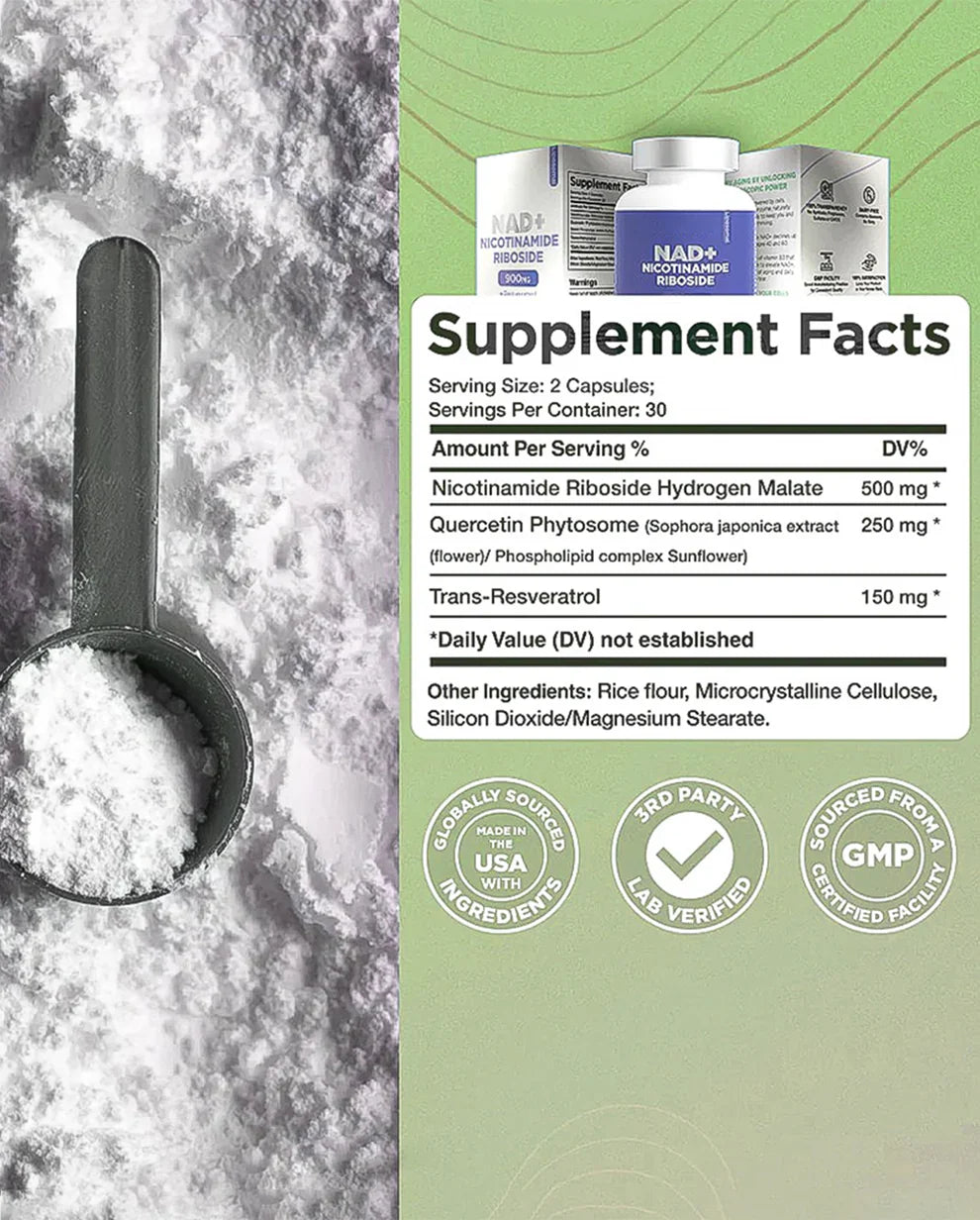 Nicotinamide Riboside (NR) Formula – Supports Energy Metabolism & Cellular Health