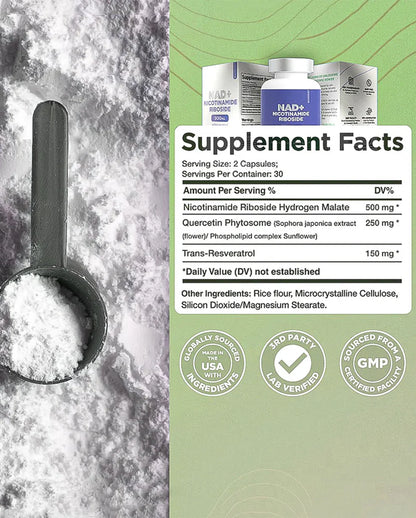Nicotinamide Riboside (NR) Formula – Supports Energy Metabolism & Cellular Health