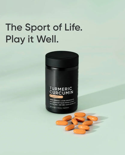 Turmeric Curcumin 500mg with Black Pepper & Organic Coconut Oil | Vitamin B12 Energy Support, Joint & Immune Wellness Supplement