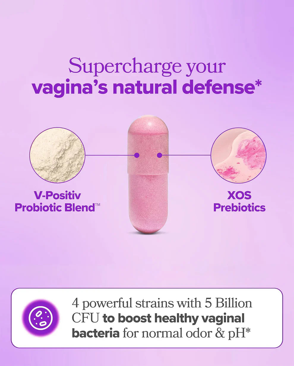 Vaginal Health Probiotic For Vaginal Odor, Discomfort, & Yeast Balance Support