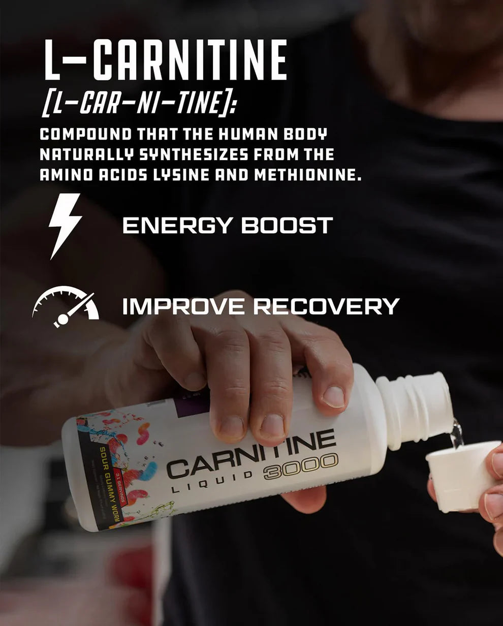 Acetyl L-Carnitine + L-Carnitine Tartrate Supplement | Vitamin B12 Energy Support, Brain Focus, Fat Metabolism & Muscle Recovery