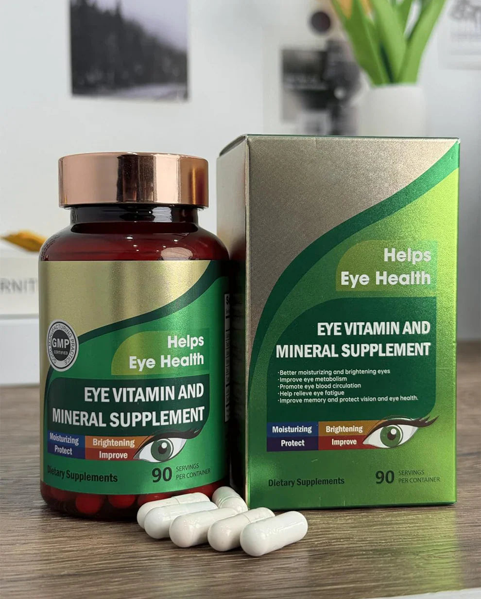 Lutein & Zeaxanthin with Vitamin C, E, Zinc & Copper – Eye & Wellness Support