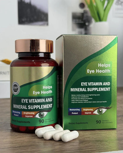 Lutein & Zeaxanthin with Vitamin C, E, Zinc & Copper – Eye & Wellness Support